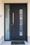 Pintu Utama Minimalis Black Color IMJ 036
