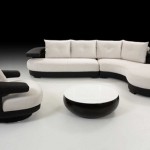 kursi sofa unik hitam putih IMJ 004